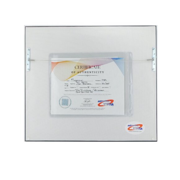 Flintstones Maserocki Signed Cel Hanna-Barbera Limited Edition Art Maserati - Picture 6 of 7